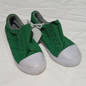 Cat & Jack Green Slip-On Kids Sneakers